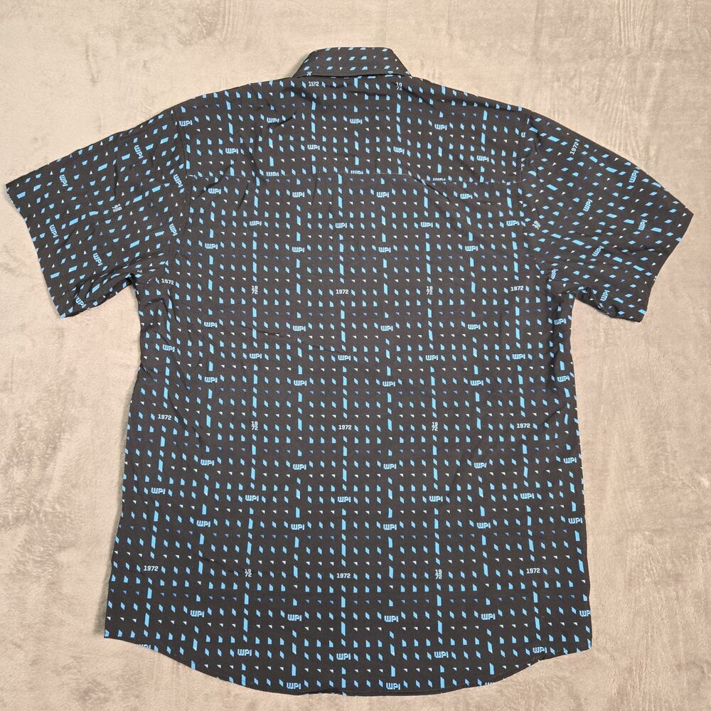 Dixxon Flannel Co WPI 1972 Short Sleeve Button Up Shirt Men’s Large Black - Picture 2 of 8